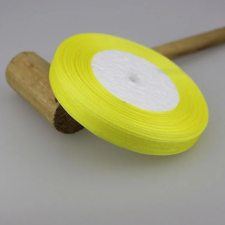 Хлопковая Прозрачная Шелковая лента из органзы Полиэстеровая для украшения