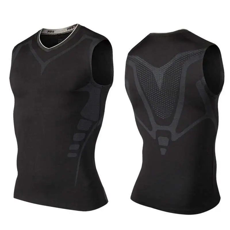 

2018 Men Workout GYM Fitness Tops Long Tee Sport Running Train Quick Dry Compression Exercise Muslce Bodybuilding T Shirt UX65