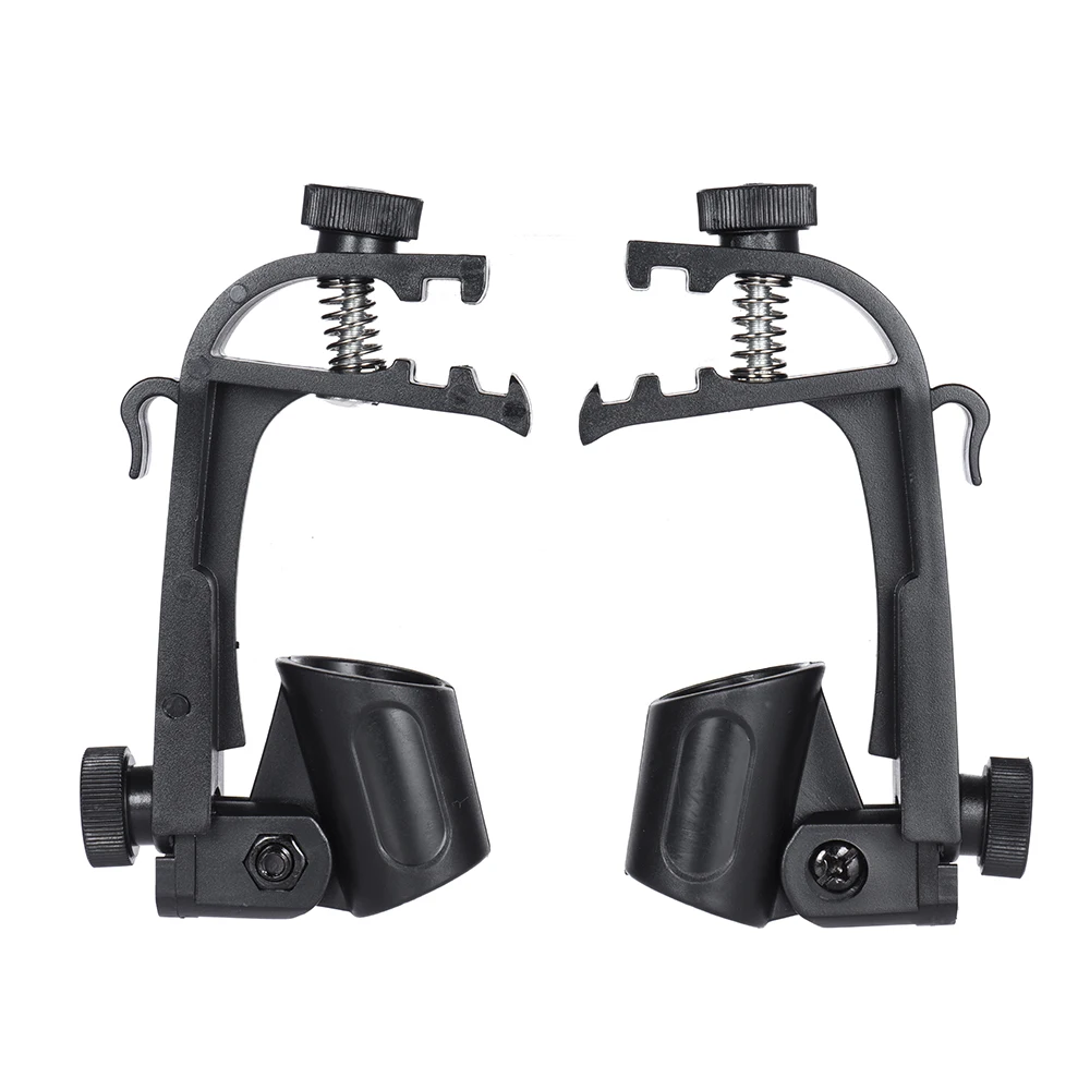 Микрофонная Пара регулируемых ступенчатых барабанных зажимов Mic Rim Snare Mount Clamp Holder