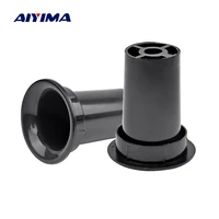 aiyima 2pcs audio speakers abs guide tube sound box speaker repair parts accessories diy for home theater sound system