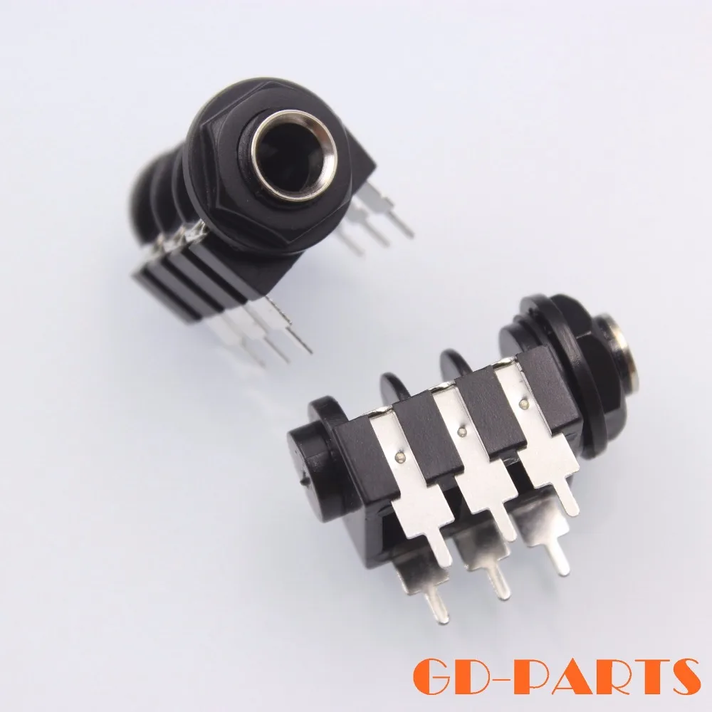 Bulkx15PCS 1/4 &quot6 35 мм 6 Вывод pcb крепление стерео разъем для наушников головной