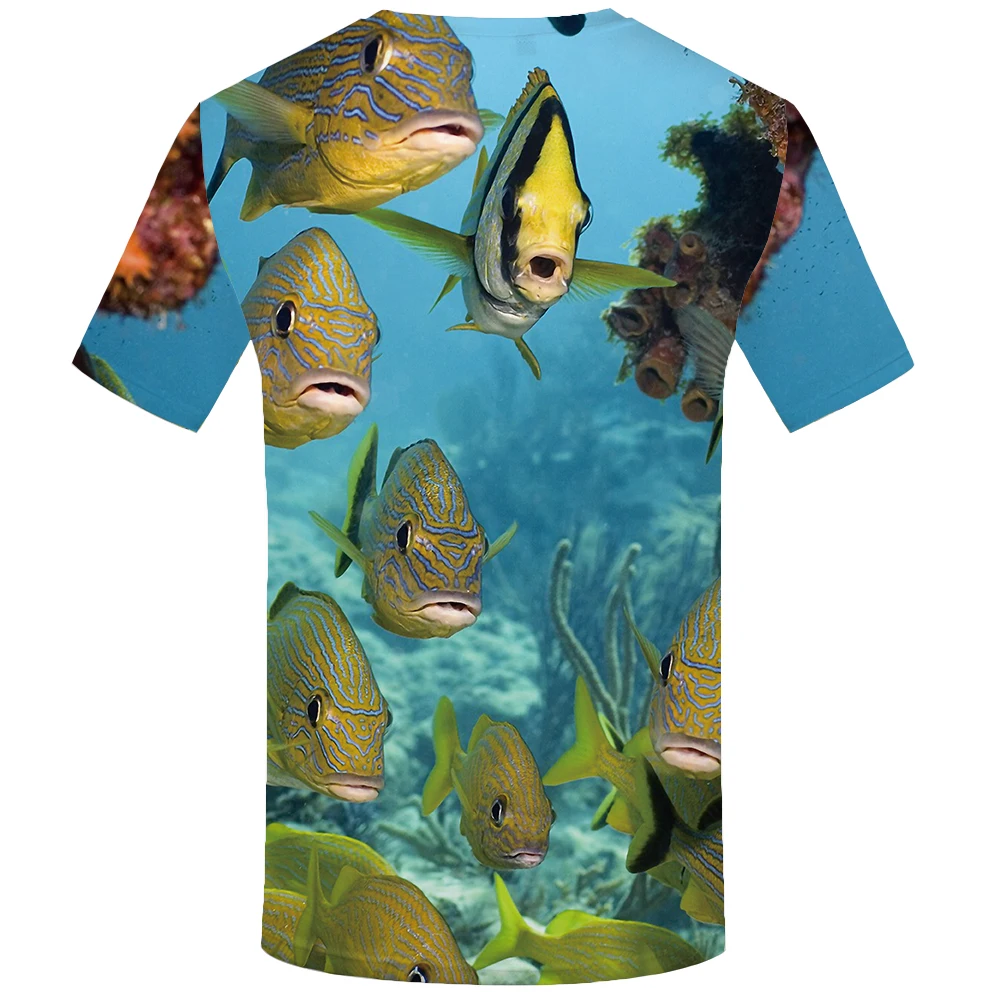 KYKU Fish Мужская 3D футболка, хип-хоп футболка, рыбак, тропический принт, футболка, Забавные футболки, летние, Fishinger Animal, мужская одежда