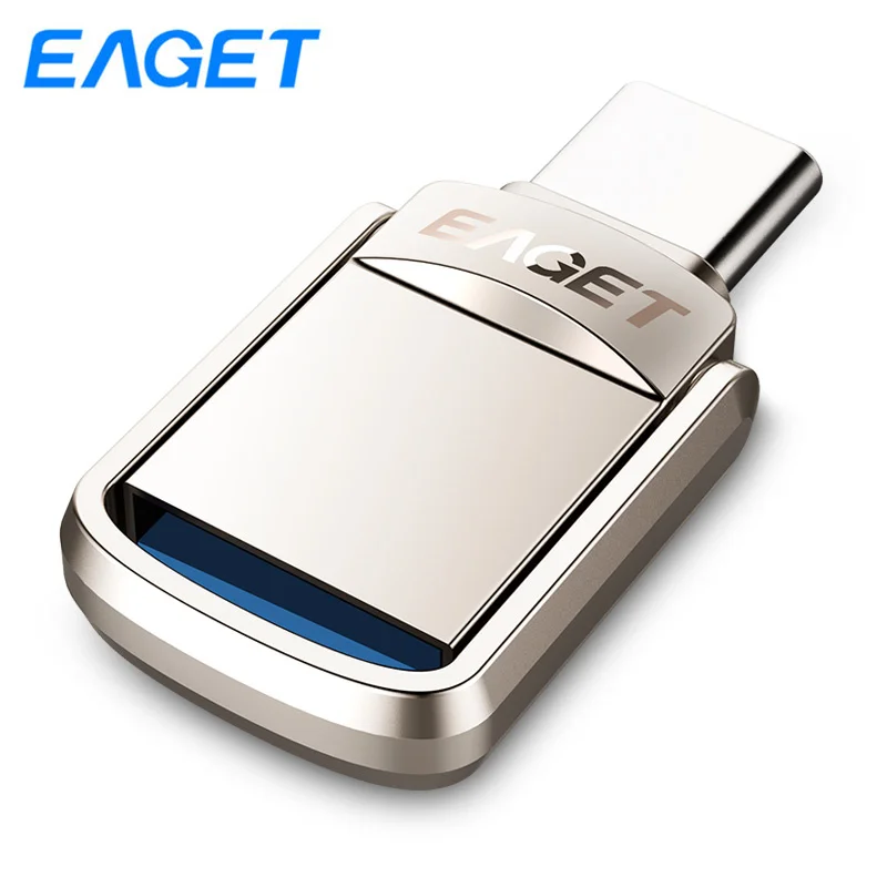 EAGET CU20 OTG USB флеш-накопитель 16 ГБ 32 ГБ 64 Гб USB 3,0 двойной мини-накопитель USB ключ Тип C Флешка 128 ГБ флеш-накопитель карта памяти