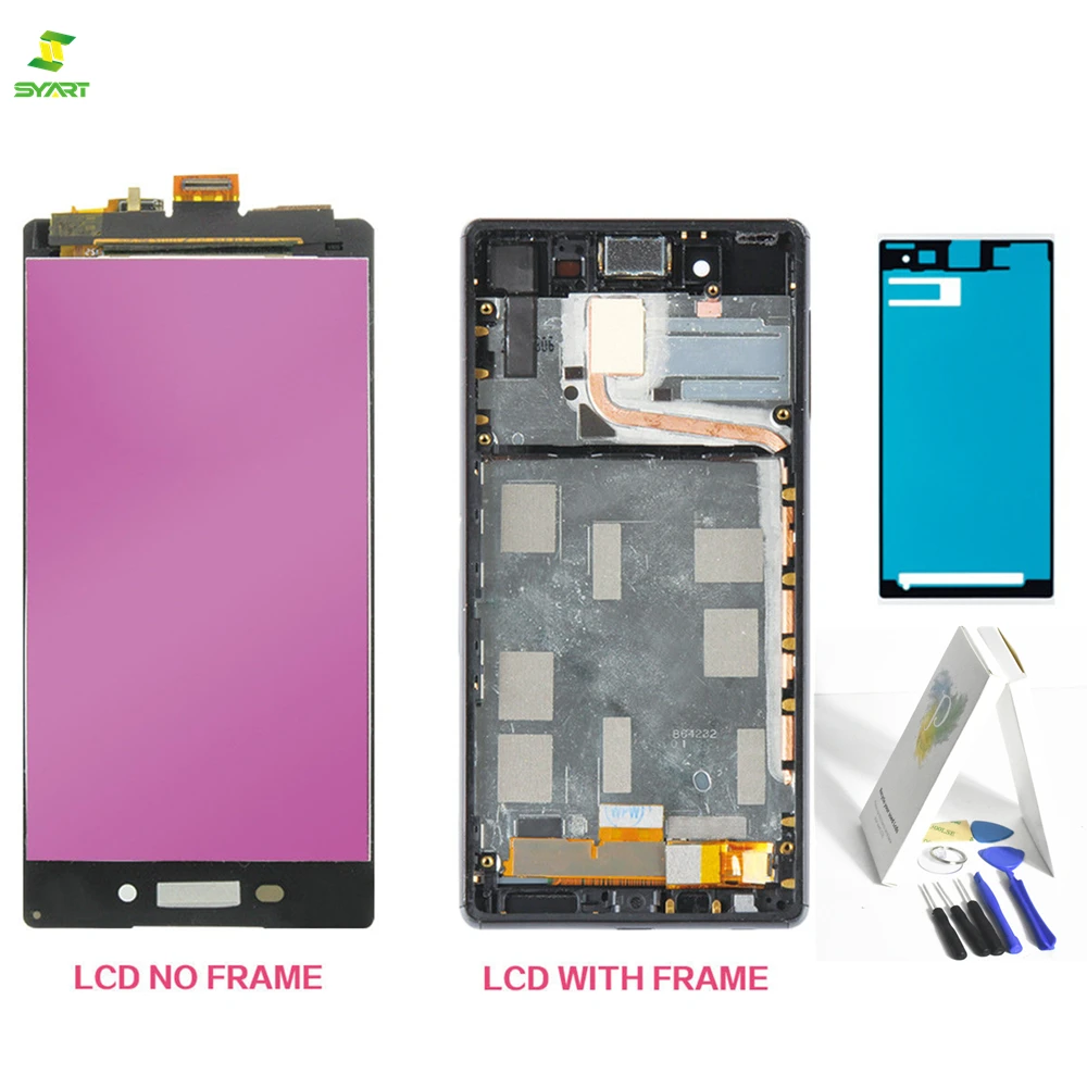 Черный Цвет 4 6 &quotдля sony Xperia Z3 компактный ЖК дисплей Дисплей мини D5803 D5833 Экран
