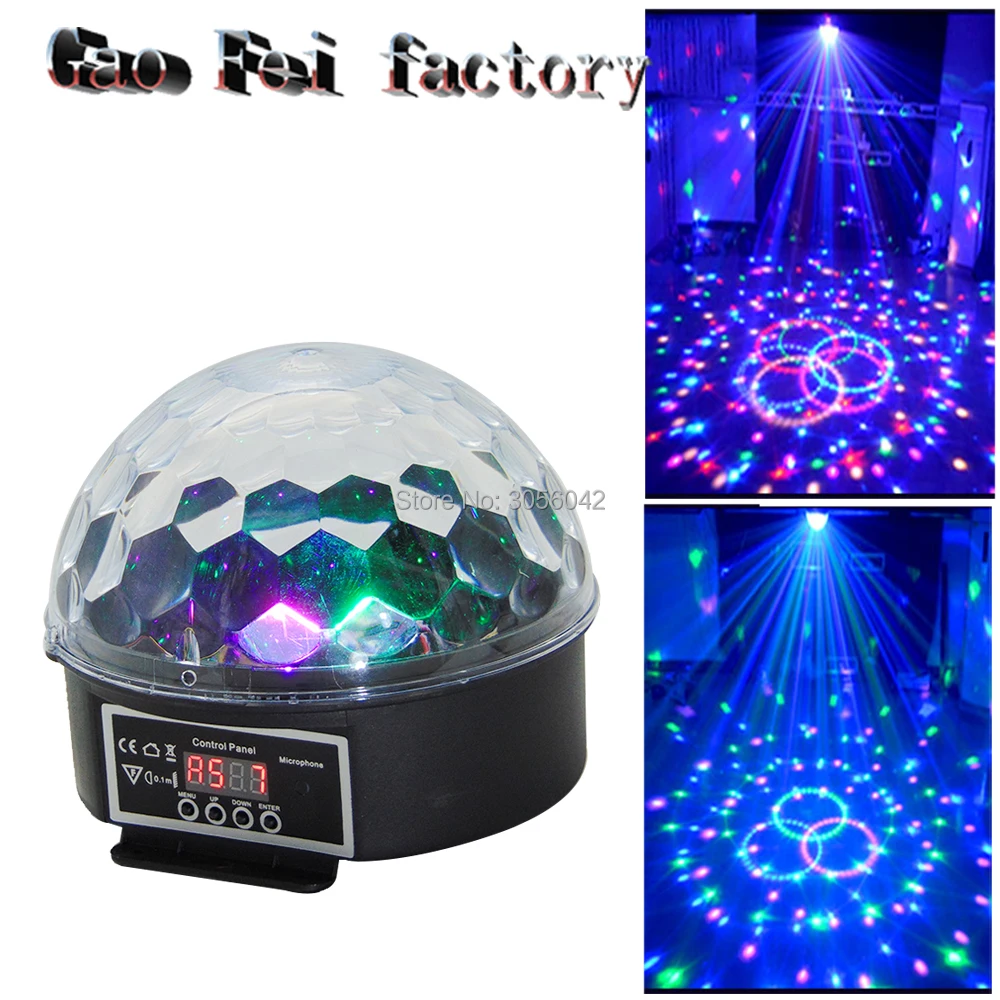 RGB светодиодный музыкальный сценический освещение дискотечное Клубное шоу ламповый проектор