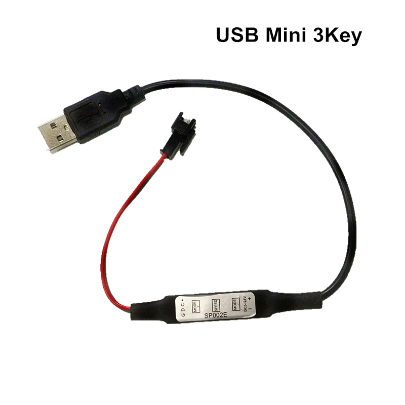 DC5V USB беспроводной РЧ пульт дистанционного управления для 5 В WS2812B SK6812 пикселей
