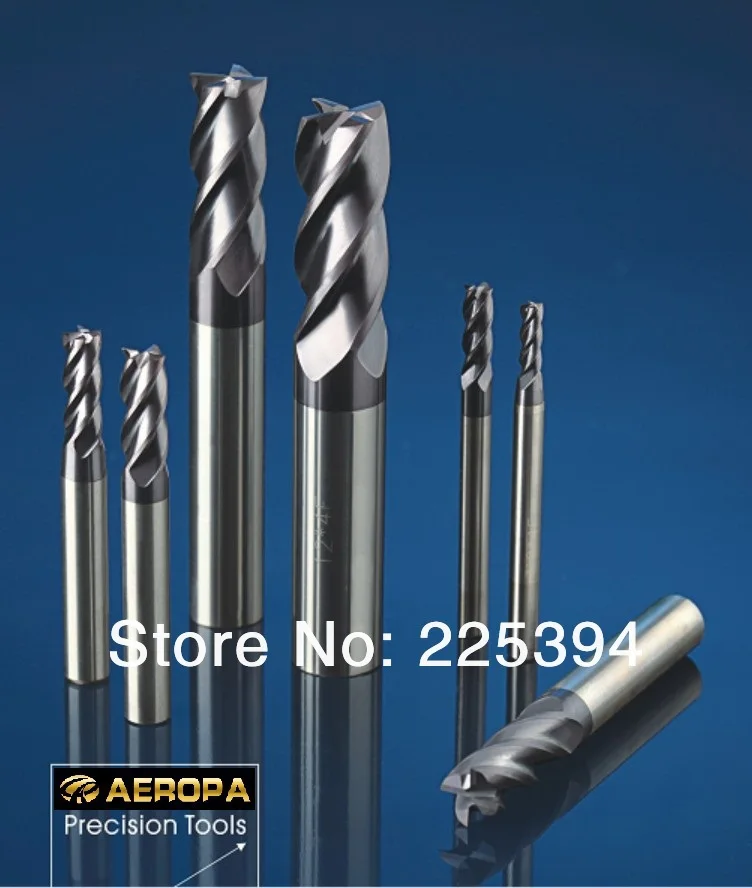 

2F-1.0*4*4*50,HRC50,carbide end mills,Carbide Square Flatted End Mill,2 flutes,coating AlTiN,good performance