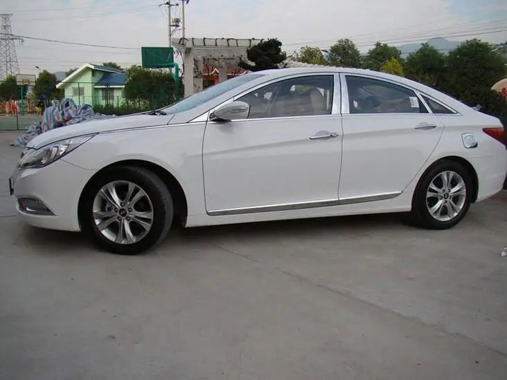 Новая хромированная опора для окон из нержавеющей стали B C окантовка Hyundai Sonata 2011