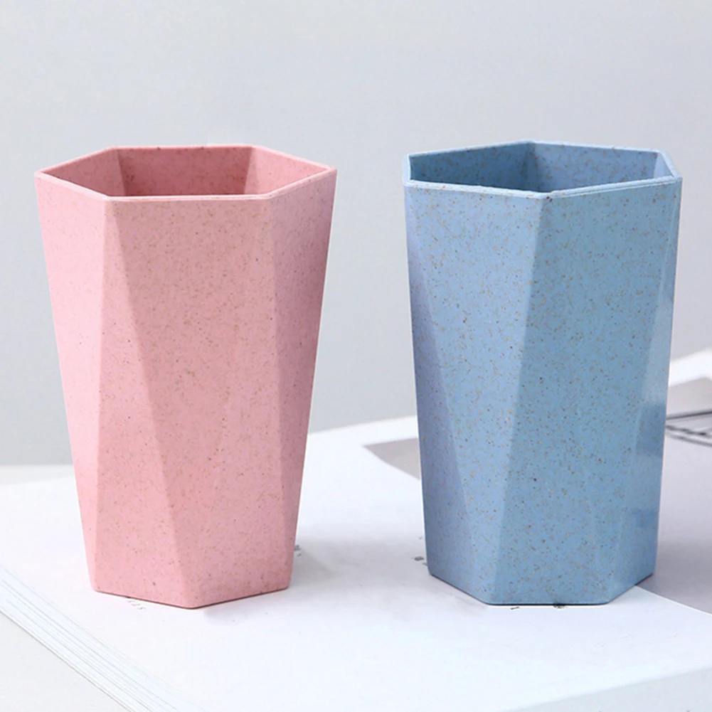HOT SALE! Nordic Wheat Straw Tooth Brushing Mug Couple Gargle Cup Home Travel Supplies