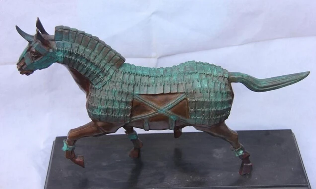 SCY оптовая продажа с фабрики Классическая Бронзовая скульптура бегущая лошадь