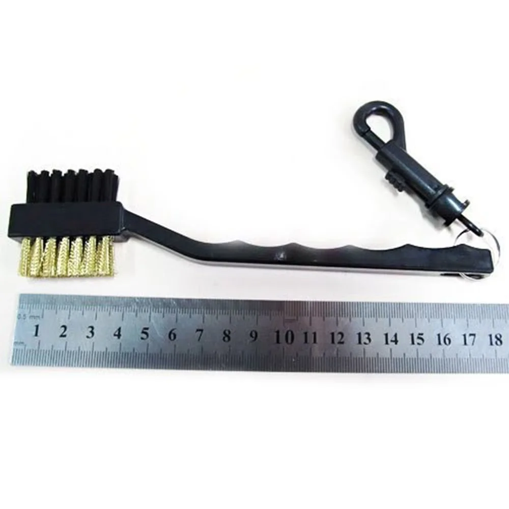 Новинка 2 мини двухсторонние провода для гольфа из латуни нейлоновая щетка набор