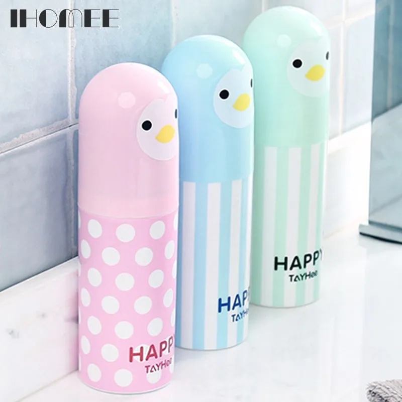 Ihomee полотенце Кисть для макияжа держатель для зубной щетки чехол для путешествий походная зубная паста Мульти Чехол для хранения аксессуары для ванной комнаты 18Z15