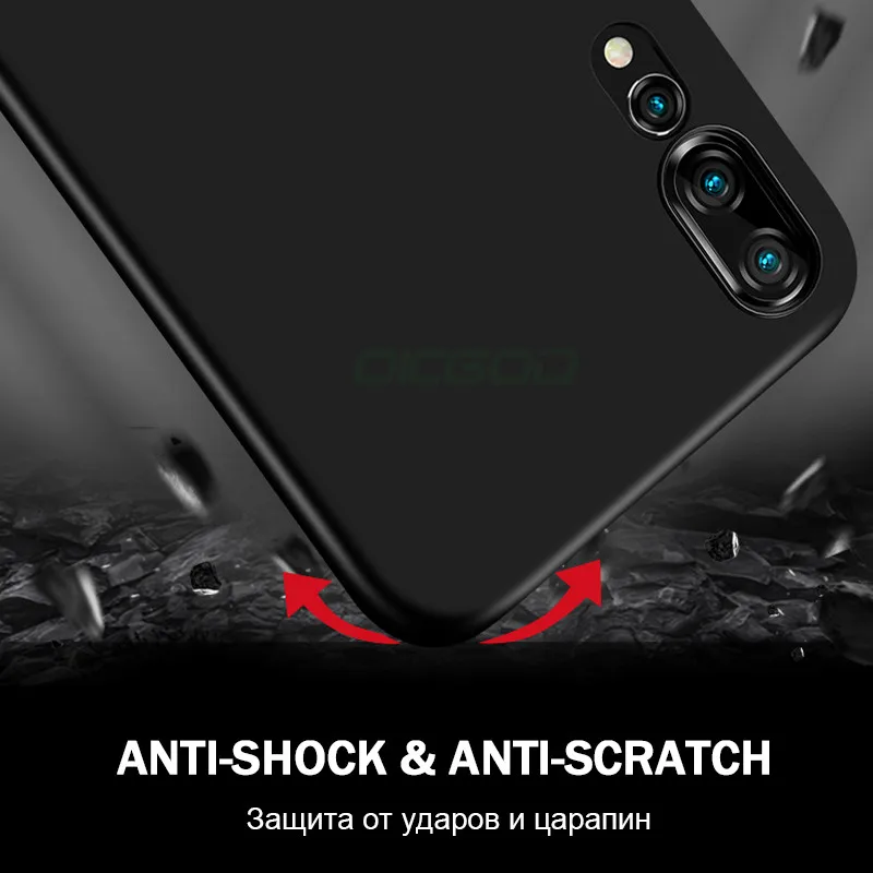 OICGOO Роскошные Матовый тонкий чехол для телефона huawei P20 P10 Lite Pro плюс Жесткий PC