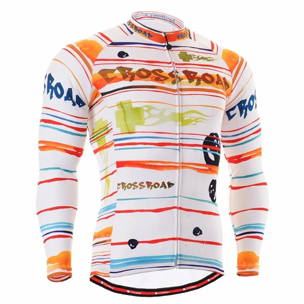 Мужская велосипедная Джерси с длинным рукавом 3 задними карманами | Спорт и