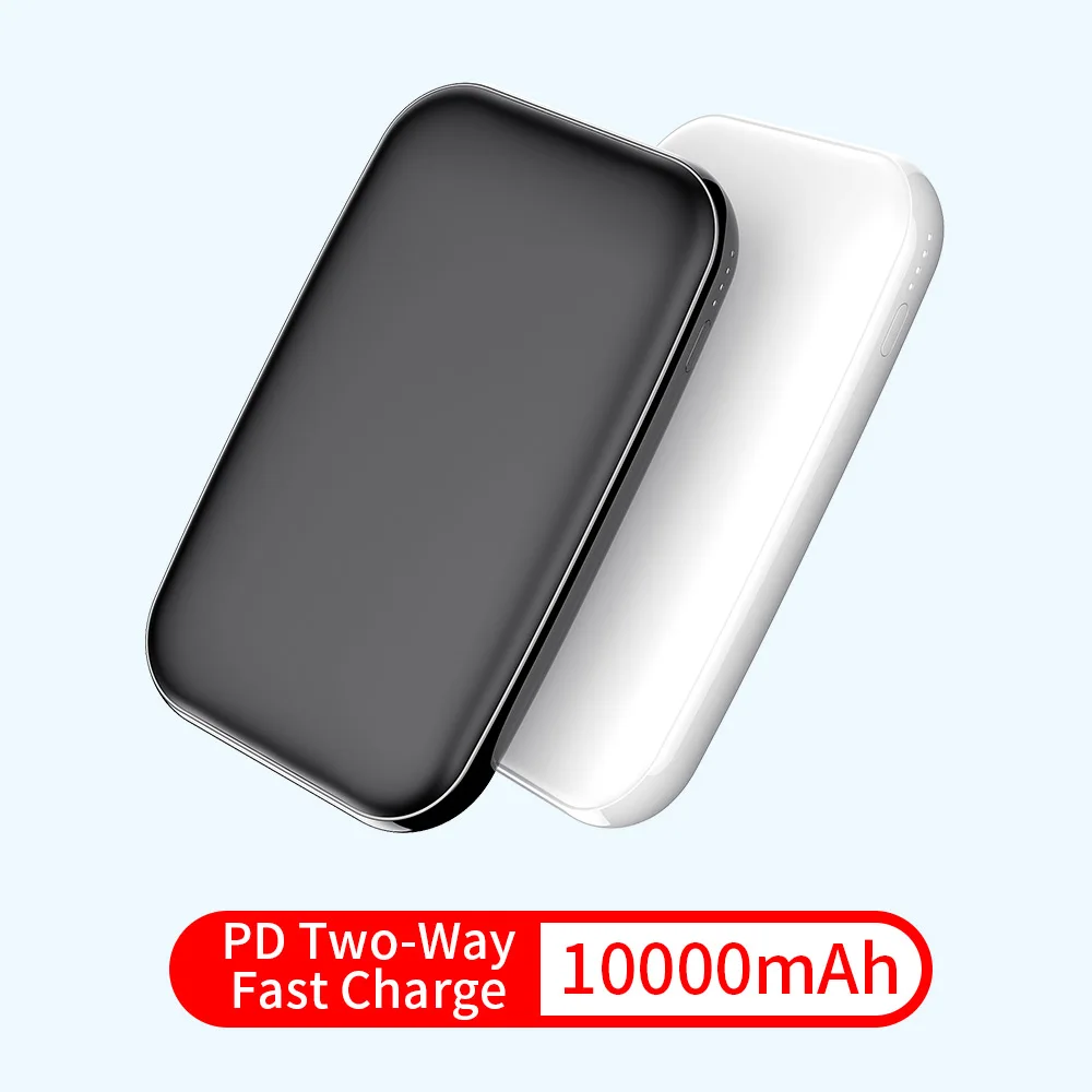 Внешний мини аккумулятор типа C PD QC 3 0 10000 мАч USB быстрая зарядка для iphone XS X