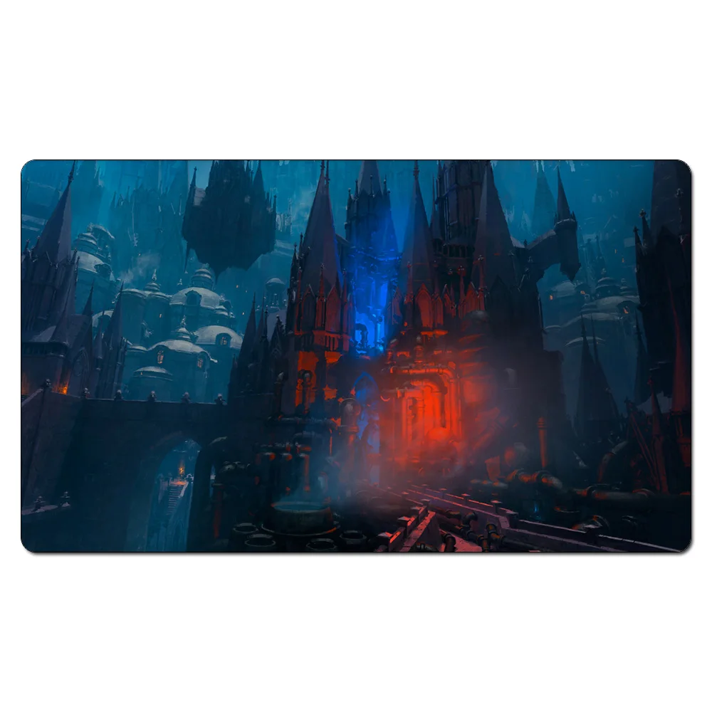 Ravnica Ten Guilds Rakdos игровой коврик, волшебный коврик для настольных игр, коврик для настольной игры с бесплатной подарочной сумкой, Прямая поставка - Цвет: Izzet