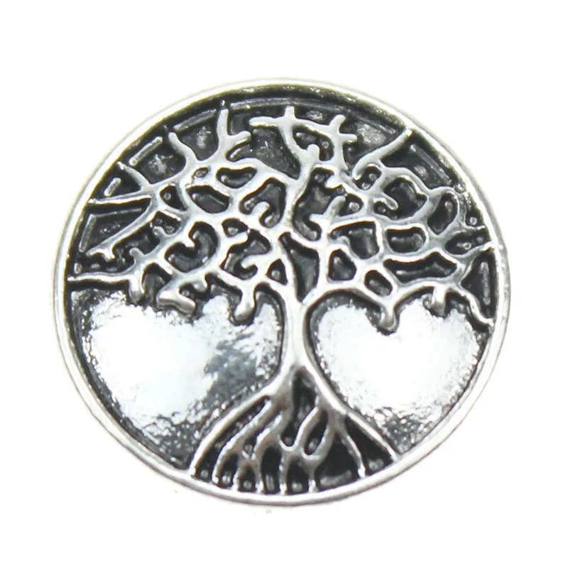 Ювелирное изделие из нержавеющей стали Life Of Tree 18 мм с пуговицами Очаровательная