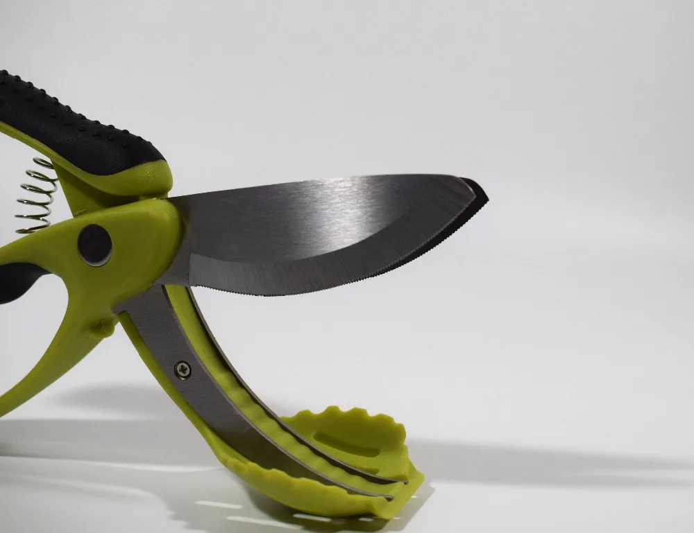 Салатные ножницы с наковальней для обрезки помидоров слайсер яиц резак в форме