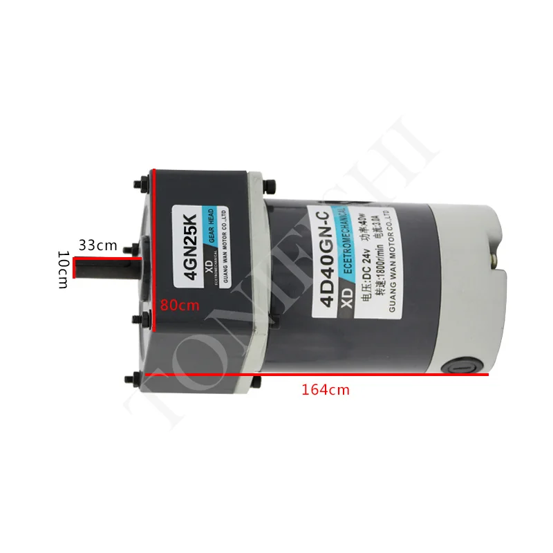 С кронштейном 12V DC мотор 24V микро мотор 40W мотор редуктора колеса