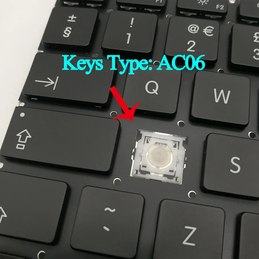 Белый Новая маленькая клавиша Enter Key Русская клавиатура для Macbook Pro retina 1" A1502 2013 - Цвет: Белый