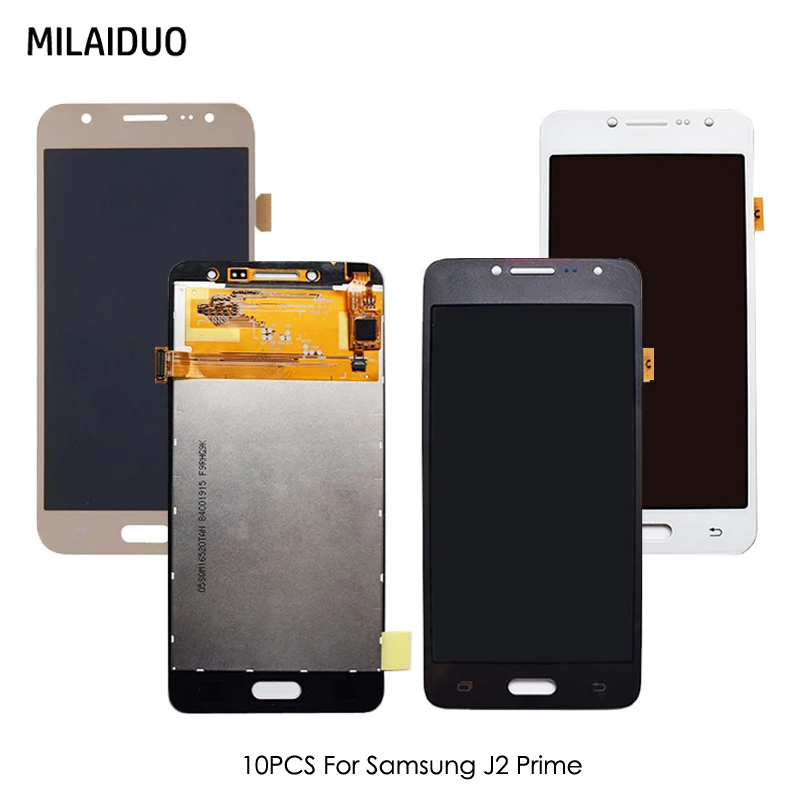 10 шт. ЖК-дисплей для Samsung Galaxy J2 Prime G532 SM-G532F G532M G532 монитор с сенсорным экраном дигитайзер сборка регулируемая