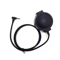 tacticalmilitary headset adapter round ptt for walkie talkie yaesu vertex vx 3r vx 110 ft 10r two way radio