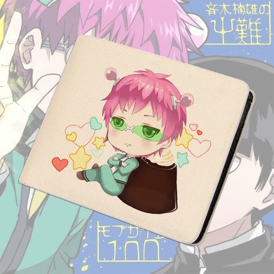 6 Гибельная жизнь Saiki K. Косплей кошелек Saiki Kusuo маленький кошелек держатель для карт деньги Cartera Hombre сумка мужской клатч - Цвет: 6