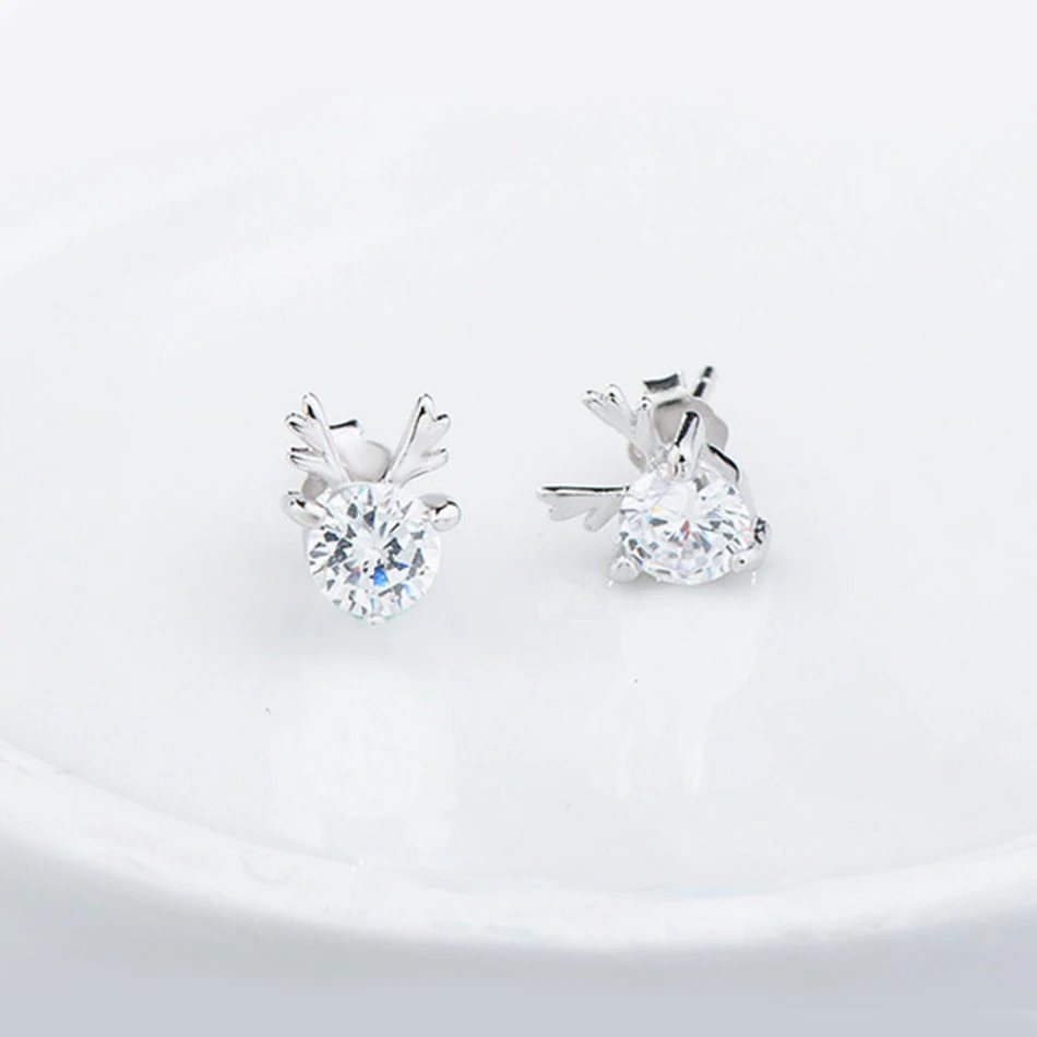 Серьги из серебра 925 женские модные ювелирные изделия со стразами аксессуары для