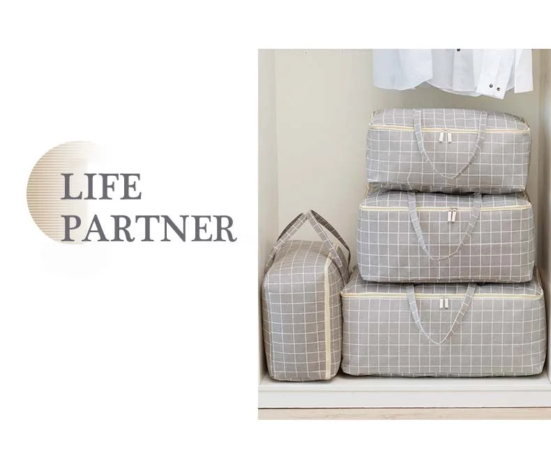 105л сумка для хранения под кровать Складная Большая емкость для одеял одеяла постельные принадлежности Одеяла одежда свитера сумка для хранения