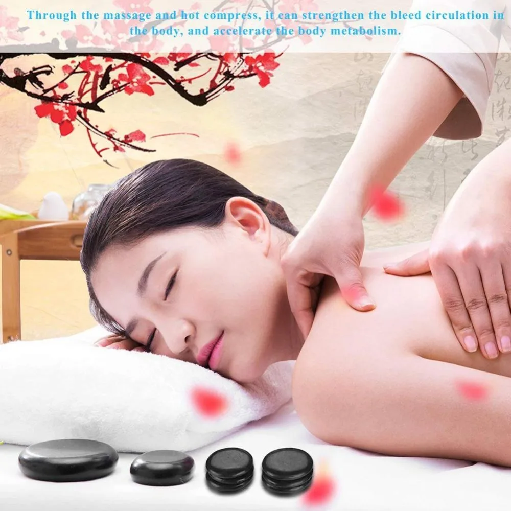 Спа вулканическая лава камень для массажной терапии из базальта естественная