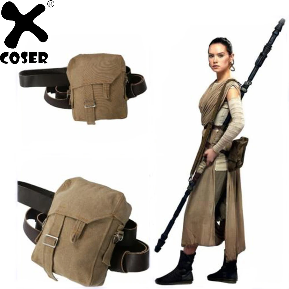 XCOSER персонаж Звездных войн Рей Сумка В Стиле косплей с поясом из искусственной