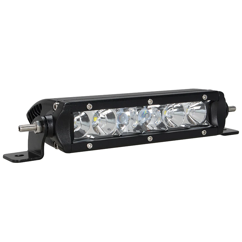 light bar only Тонкий светодиодный светильник для работы 30 Вт " Трактор туман внедорожный высокий точечный прожектор широкий луч рабочий головной светильник 12 В 24 В для авто ATV - Цвет: light bar only
