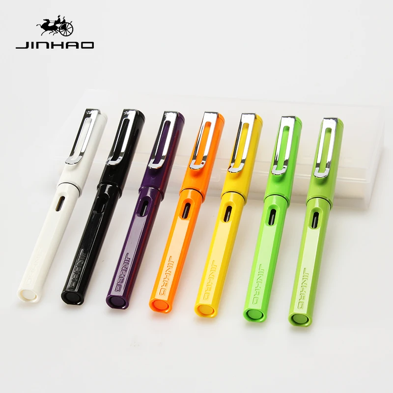 Jinhao 599A модные милые красочные гелевые ручки с 0,5 мм черный высококачественный рефил ABS гелевые подарочные ручки офисные принадлежности Школьные принадлежности