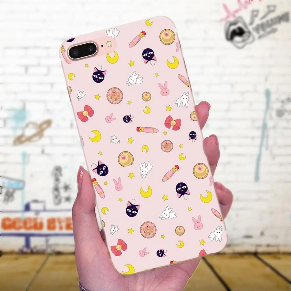 Чехол для LG Nexus 5 5X G2 G3 mini spirit G4 G5 G6 K4 K7 K8 K10 2017 V10 V20 V30 Stylus Sailor Moon Style Rabbit Animals | Мобильные