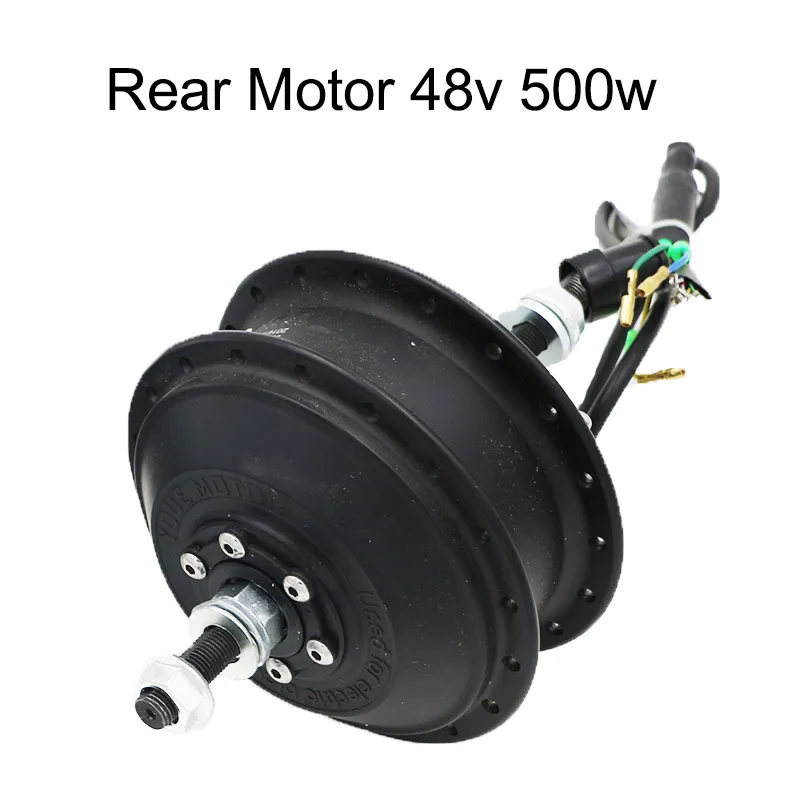 48v500wmotor 36 В, 48V 250W 350W 500W задний мотор для центрального движения колеса цилиндрическая литий-ионный аккумулятор Комплект безщеточный мотор для центрального движения колеса комплект для переделки электрического велосипеда - Цвет: 48v500wmotor