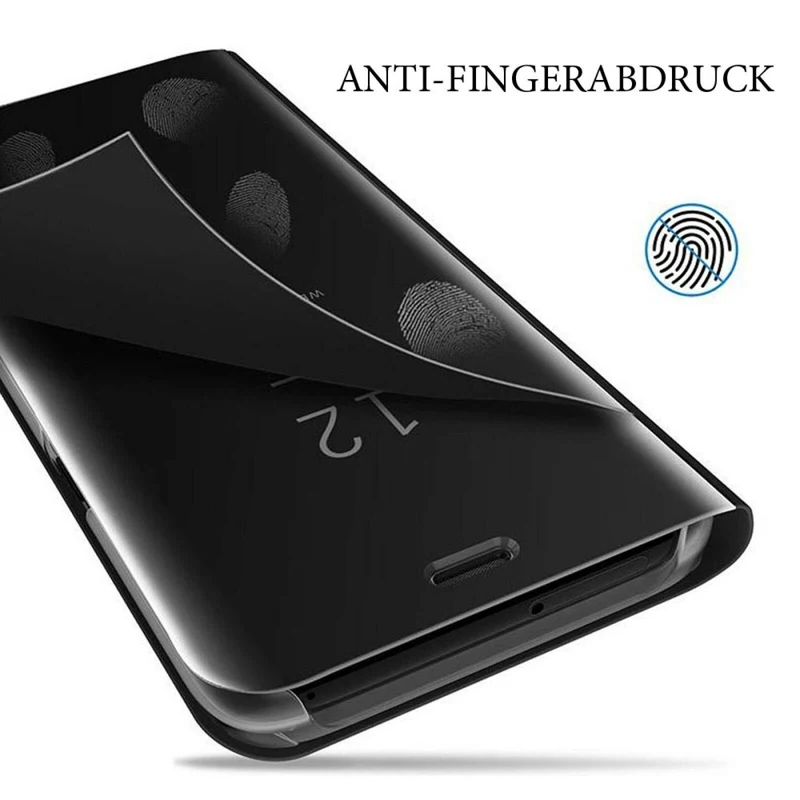 Умный зеркальный флип-чехол для samsung Galaxy S8 S9 плюс S10 S10e S7 край S6 Note 9 8 J7 J5 A6 A8 J4 J8 J6 A5 крышка