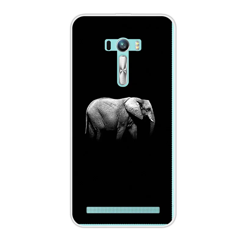 Мягкий силиконовый чехол для Asus Zenfone Selfie ZD551KL прозрачный на заднюю панель