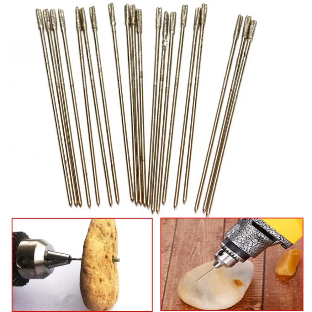 

20pcs/lot 0.6mm Shank Diamond Sand Hole Saw Cutter Drill Bits