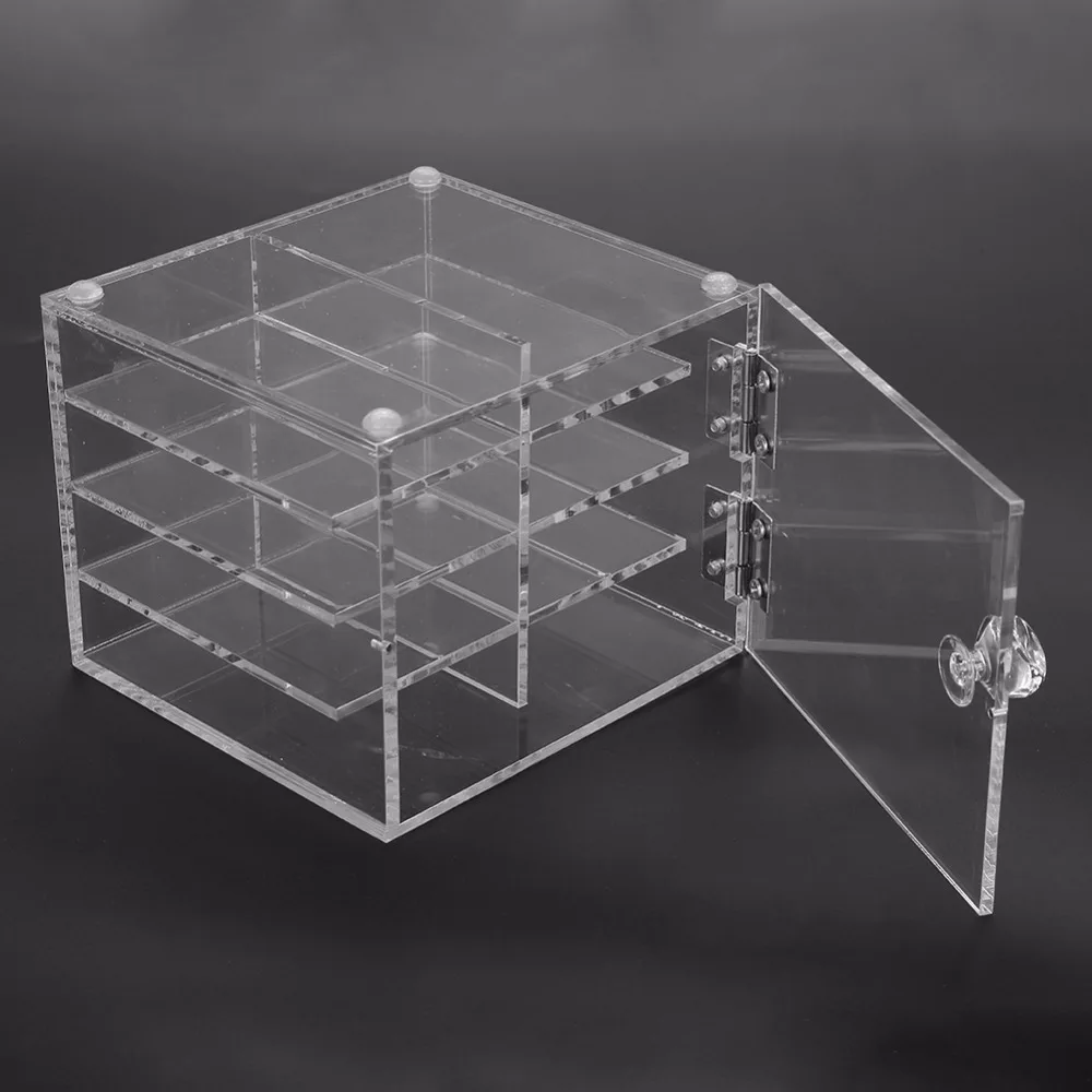 

8 Layers clear Eyelash Storage Box Makeup Display Container Eyelashes Holder Case Grafting Eyelash Transparent Box Extension