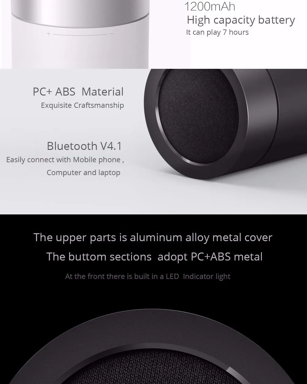 xiaomi bluetooth динамик версия 2 cannon Колонка tymphany 1200 мАч батарея xiaomi динамик 2ND PC+ ABS Материал BT 4,1