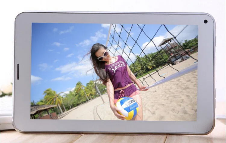 2G с функцией звонка 512 МБ + 4 ГБ 1024*600 Двойная камера A33 quad core Android 7 дюймов 86V Белый