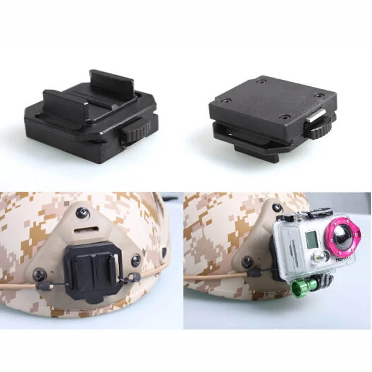 Алюминиевый шлем для Gopro Hero 4 Hero3 3/XiaoMi Yi Спортивная камера подходит страйкбола NVG