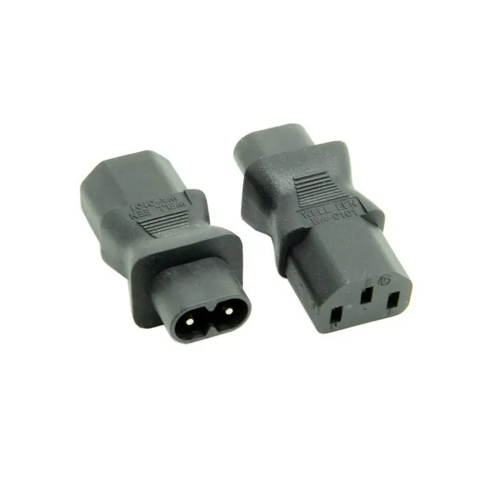 Новый переходник IEC 320 C13 C8 3Pin Мама 2Pin папа C13|adapter power|adapter female |