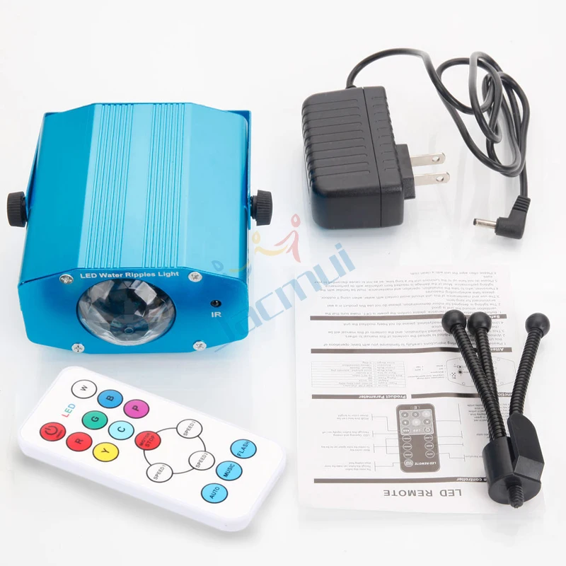 Ready Stock Fast Delivery 9W 7 Color LED Remote Control Marine Light Ripple Effect | Лампы и освещение