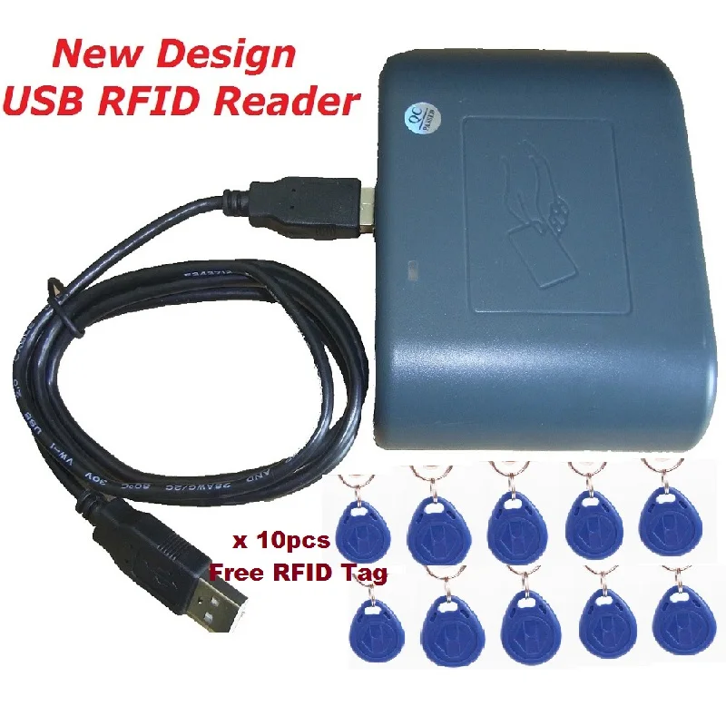 Контроль доступа 125 кГц USB RFID считыватель смарт-карт новый дизайн зеленый цвет