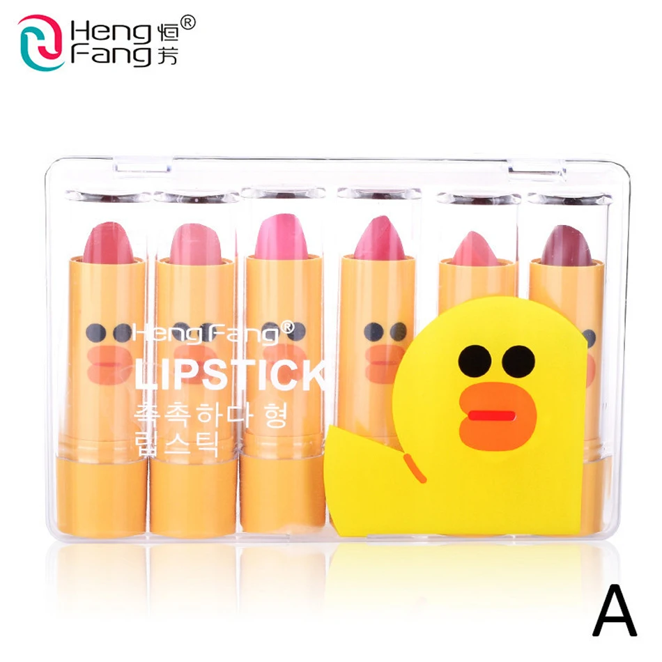 3 стиля мультфильмы красота губы палочка прекрасный питомец макияж 6 шт./компл.