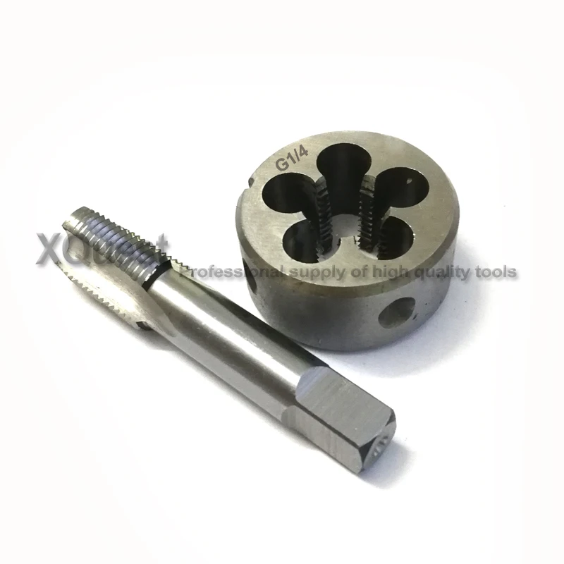Набор резьбовых кранов и штампов XQuest G1/8 G1/4 G3/8 G1/2 прямые круглые штампы для труб G