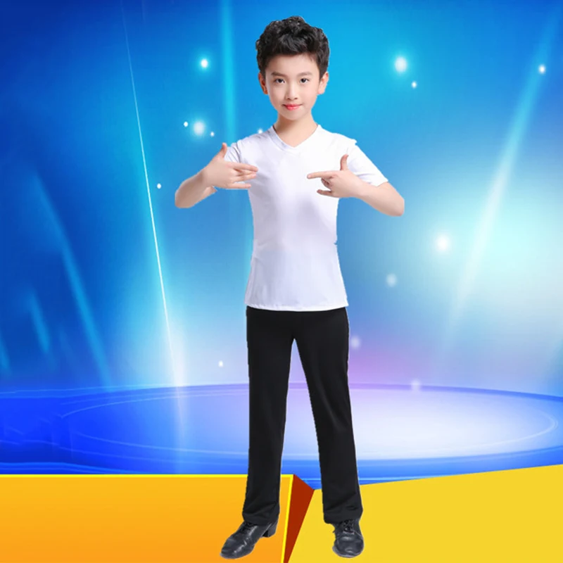 Топ для латиноамериканских танцев брюки бальных мальчиков танго ча сальса