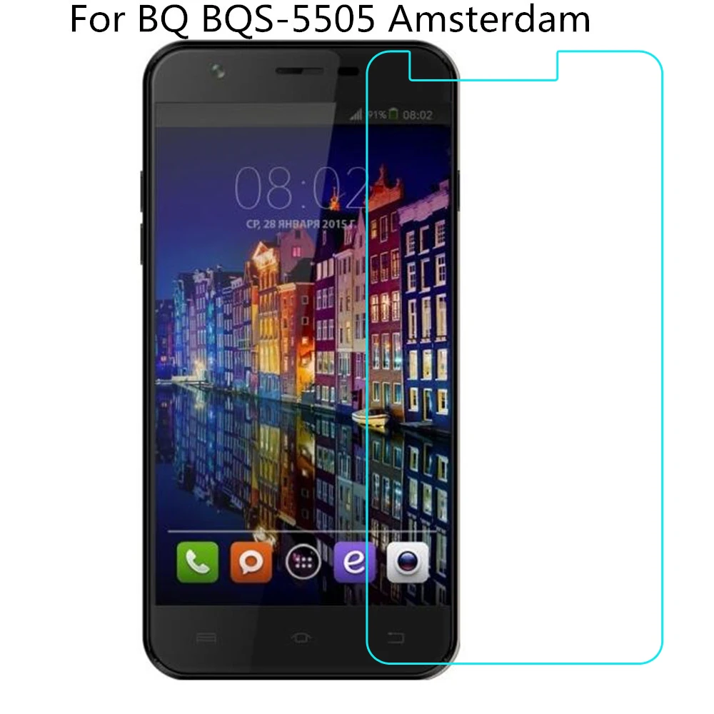 Закаленное стекло для BQ BQS 5505 Amsterdam защита экрана телефона Защитная пленка