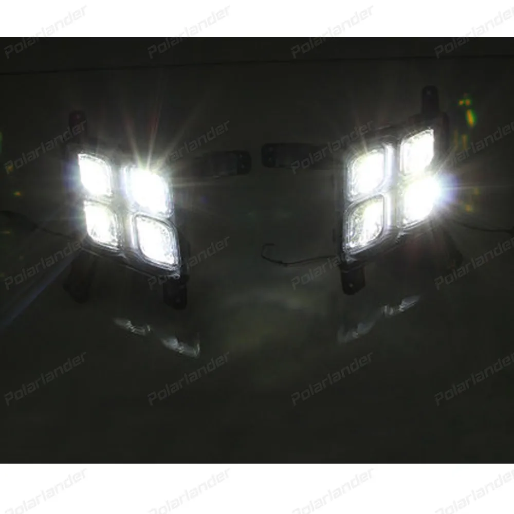 

For Kia/Sorento 2015-2016 super bright car styling running lights with fog lamp White Light DC12V